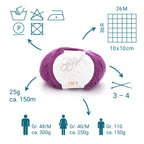 ggh Lacy | Set mit 4 x 25g (insg. 100g) - 012 - Zyklam - Rebecca - Online.de