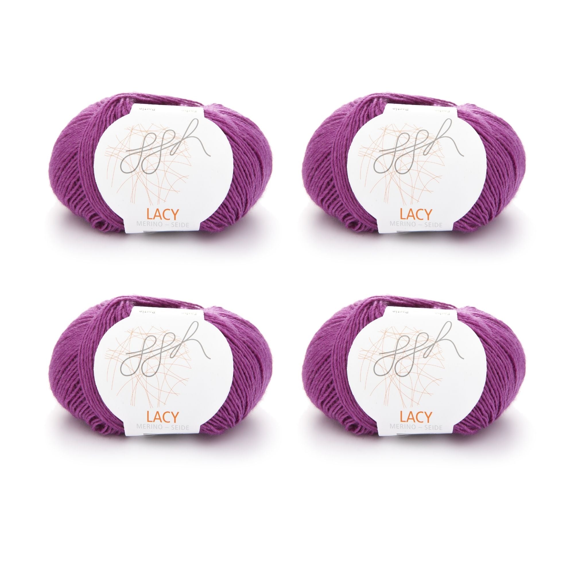 ggh Lacy | Set mit 4 x 25g (insg. 100g) - 012 - Zyklam - Rebecca - Online.de