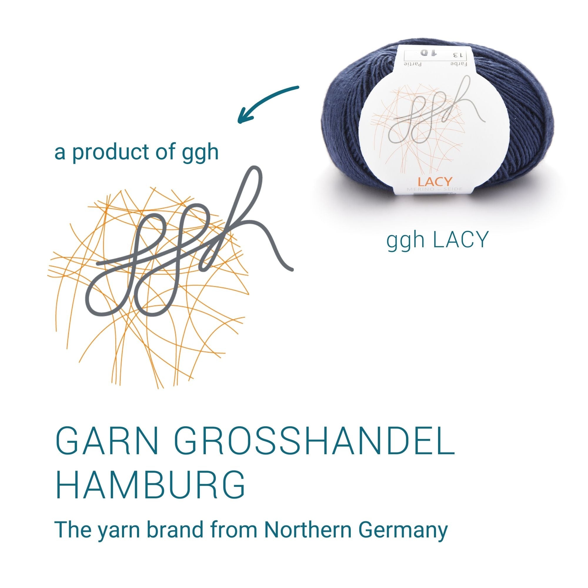 ggh Lacy | Set mit 4 x 25g (insg. 100g) - 013 - Dunkelblau - Rebecca - Online.de