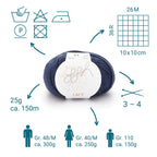 ggh Lacy | Set mit 4 x 25g (insg. 100g) - 013 - Dunkelblau - Rebecca - Online.de