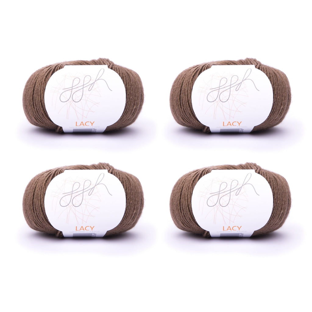 ggh Lacy | Set mit 4 x 25g (insg. 100g) - 018 - Braun - Rebecca - Online.de