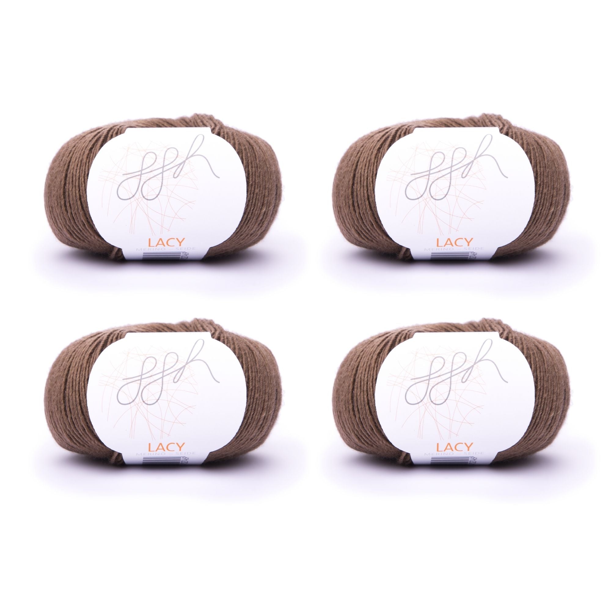ggh Lacy | Set mit 4 x 25g (insg. 100g) - 018 - Braun - Rebecca - Online.de