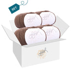 ggh Lacy | Set mit 4 x 25g (insg. 100g) - 018 - Braun - Rebecca - Online.de