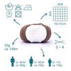 ggh Lacy | Set mit 4 x 25g (insg. 100g) - 018 - Braun - Rebecca - Online.de