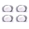 ggh Lacy | Set mit 4 x 25g (insg. 100g) - 020 - Grau | rebecca - online.de