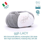 ggh Lacy | Set mit 4 x 25g (insg. 100g) - 020 - Grau - Rebecca - Online.de