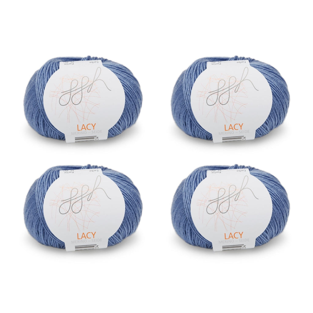 ggh Lacy | Set mit 4 x 25g (insg. 100g) - 021 - Blau - Rebecca - Online.de