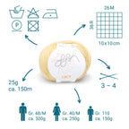 ggh Lacy | Set mit 4 x 25g (insg. 100g) - 028 - Senfgelb - Rebecca - Online.de