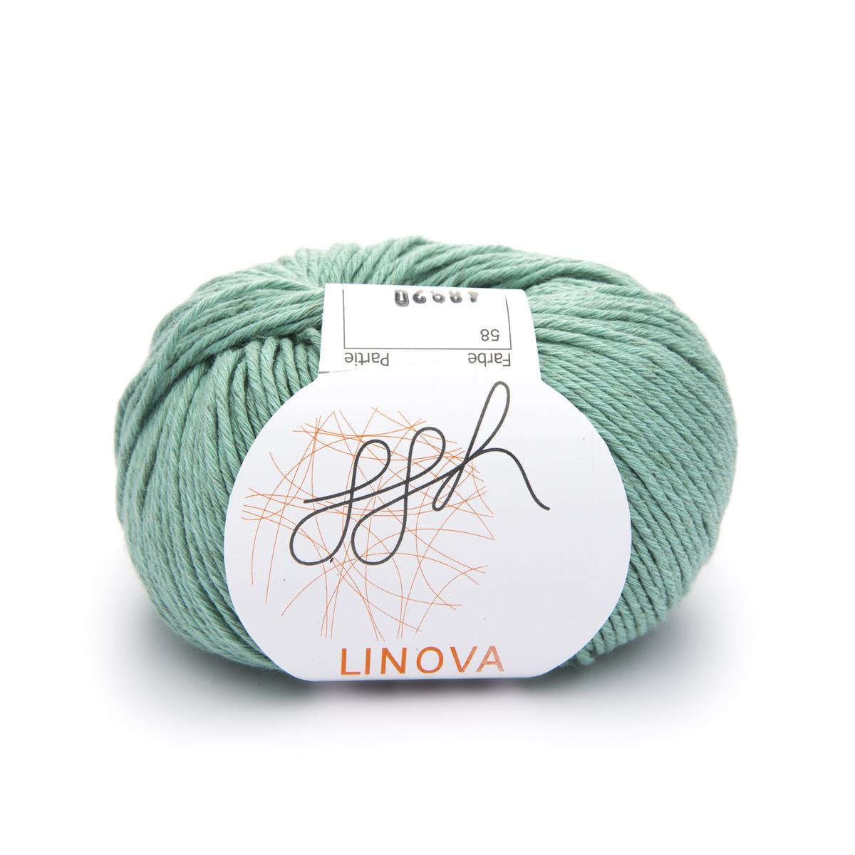 ggh Linova | 100% Cotton | 100m/50g | 058 - Pale Green 