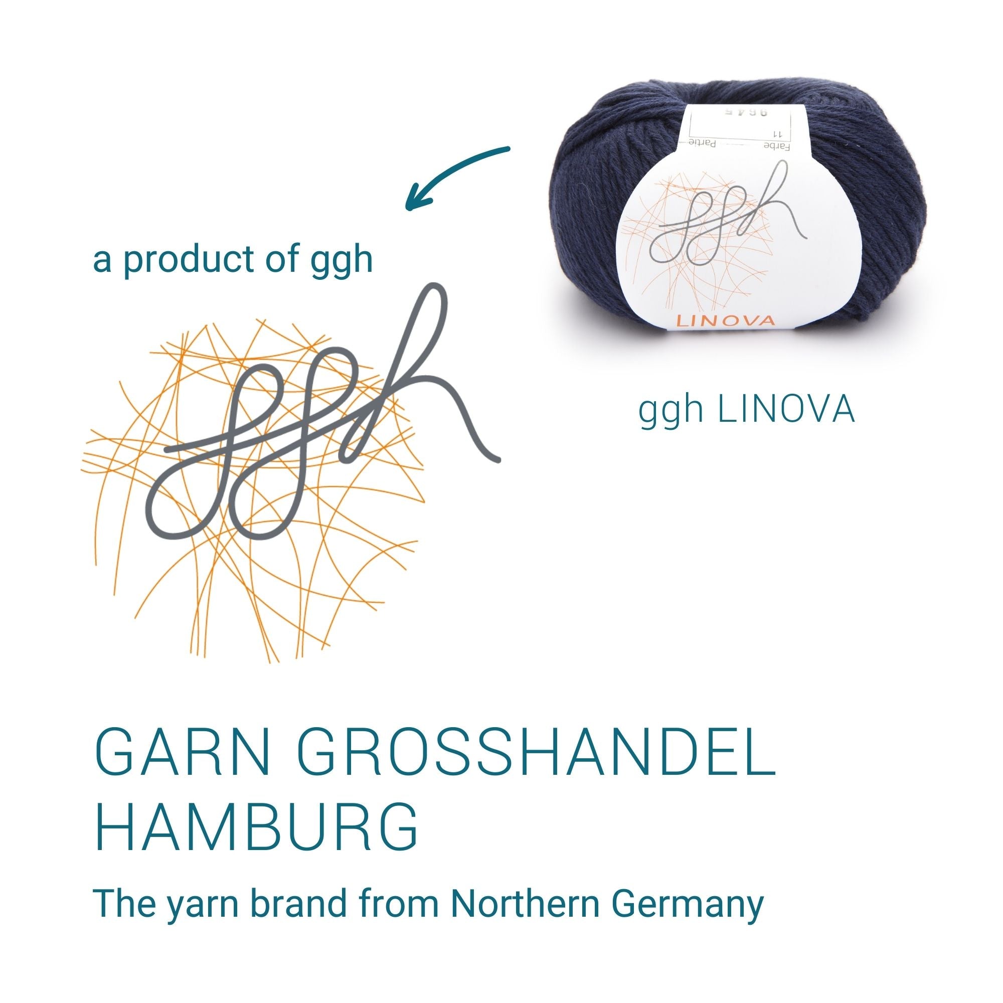 ggh Linova | 100% Baumwolle | 100m/50g | 011 - Marine - Rebecca - Online.de