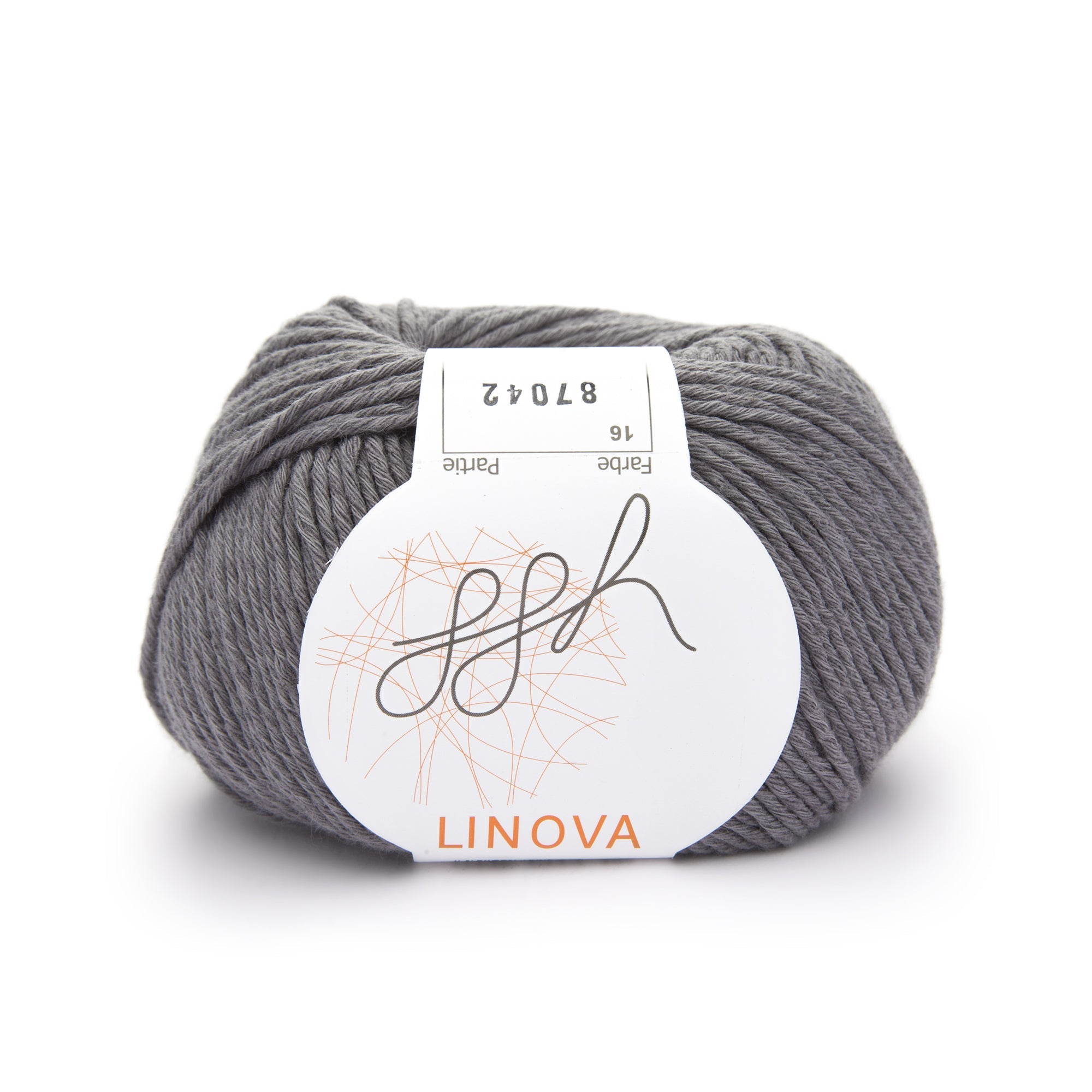 ggh Linova | 100% Baumwolle | 100m/50g | 016 - Schiefergrau - Rebecca - Online.de
