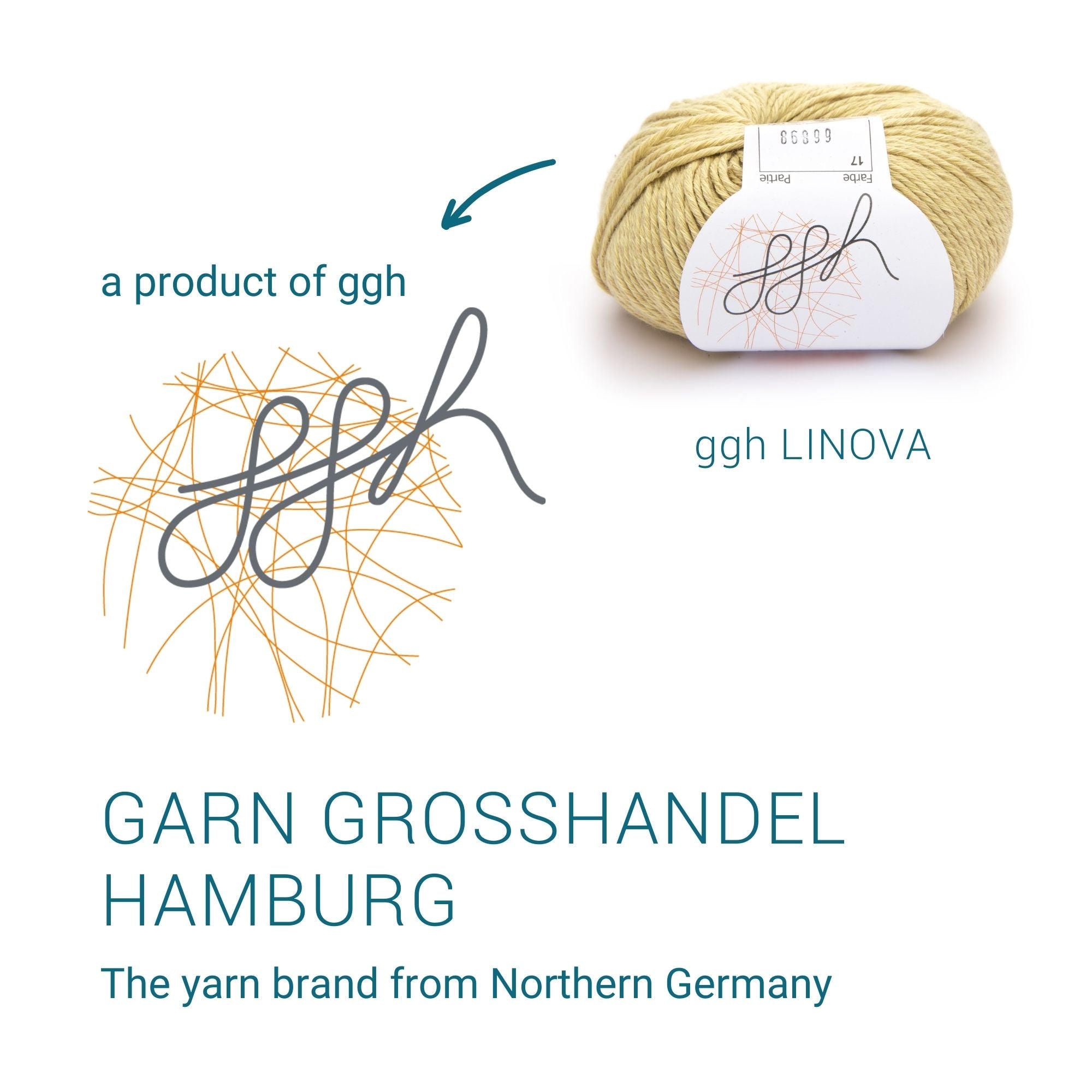 ggh Linova | 100% Baumwolle | 100m/50g | 017 - Honig - Rebecca - Online.de