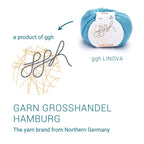 ggh Linova | 100% Baumwolle | 100m/50g | 038 - Aqua - Rebecca - Online.de