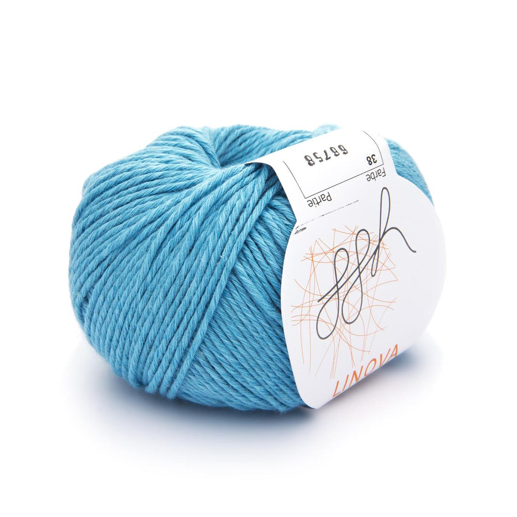 ggh Linova | 100% Baumwolle | 100m/50g | 038 - Aqua - Rebecca - Online.de