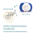 ggh Linova | 100% Baumwolle | 100m/50g | 039 - Mittelblau - Rebecca - Online.de