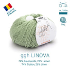 ggh Linova | 100% Baumwolle | 100m/50g | 046 - Lindgrün - Rebecca - Online.de