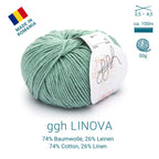 ggh Linova | 100% Baumwolle | 100m/50g | 058 - Blassgrün - Rebecca - Online.de