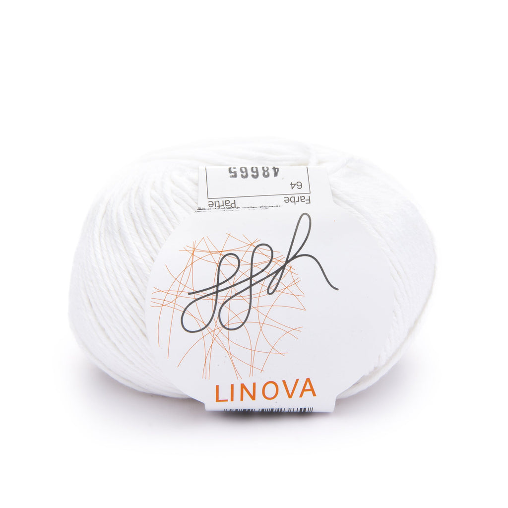 ggh Linova | 100% Baumwolle | 100m/50g | 064 - Weiß - Rebecca - Online.de