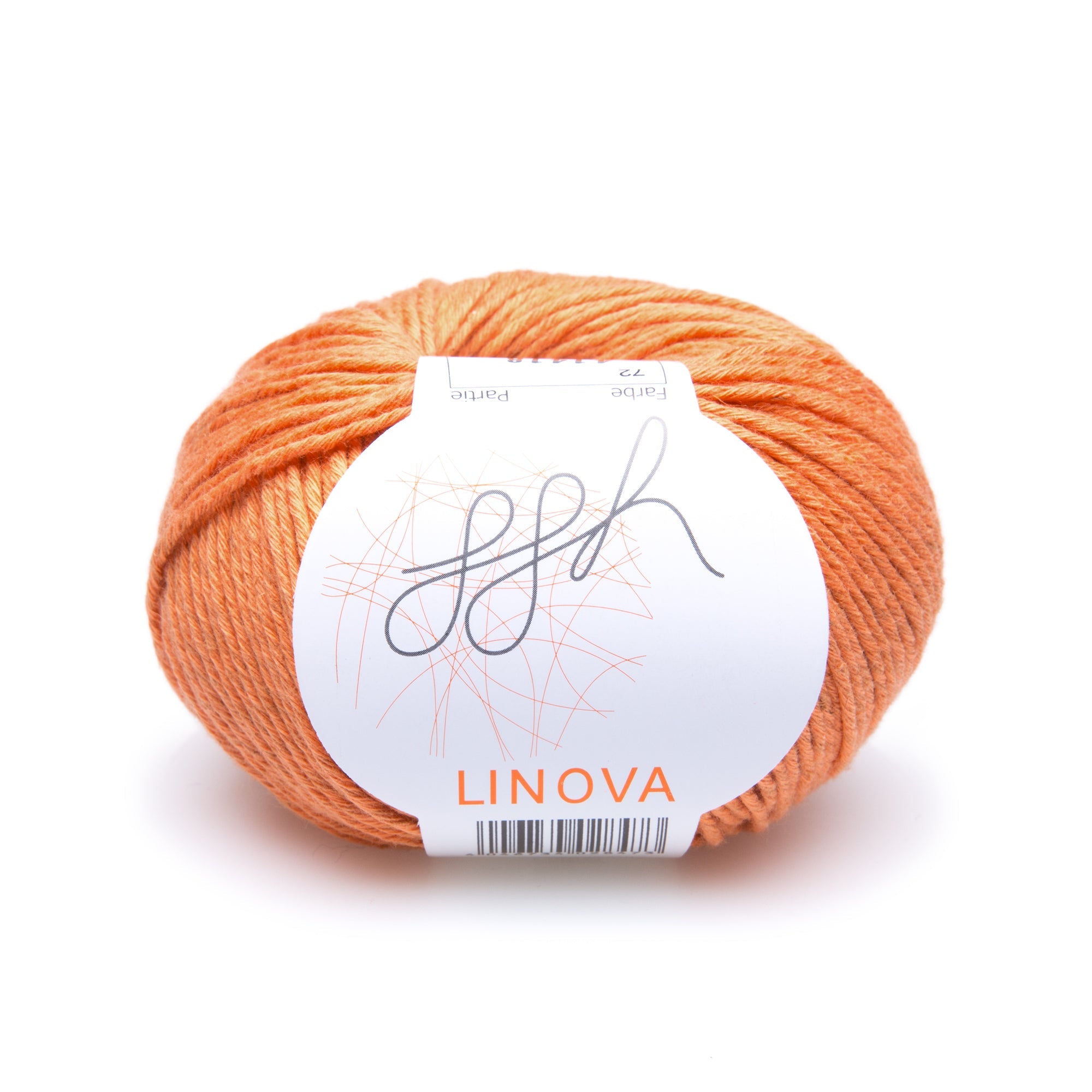 ggh Linova | 100% Baumwolle | 100m/50g | 072 - Mandarine - Rebecca - Online.de