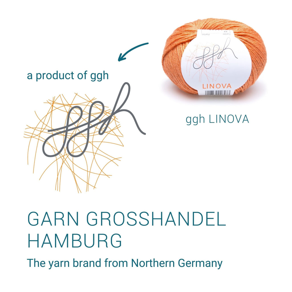 ggh Linova | 100% Baumwolle | 100m/50g | 072 - Mandarine - Rebecca - Online.de