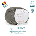 ggh Linova | 100% Baumwolle | 100m/50g | 073 - Khaki - Rebecca - Online.de