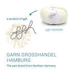 ggh Maxima | Merinowolle | 110m/50g | 001 - Wollweiß - Rebecca - Online.de