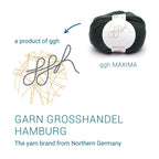 ggh Maxima | Merinowolle | 110m/50g | 009 - Grüner Schiefer - Rebecca - Online.de