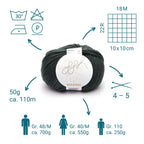 ggh Maxima | Merinowolle | 110m/50g | 009 - Grüner Schiefer - Rebecca - Online.de