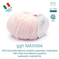 ggh Maxima | Merinowolle | 110m/50g | 015 - Apricot - Rebecca - Online.de
