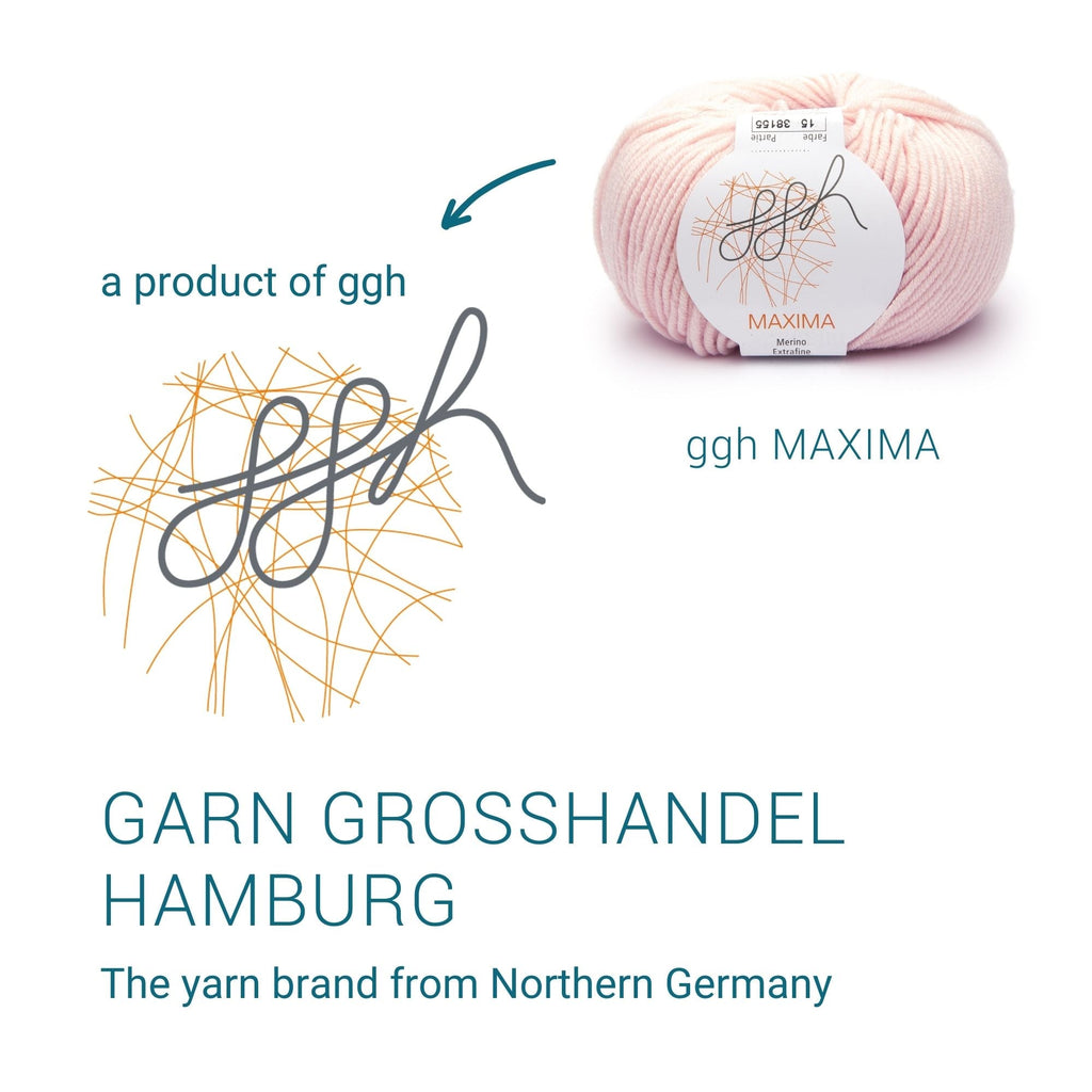 ggh Maxima | Merinowolle | 110m/50g | 015 - Apricot - Rebecca - Online.de