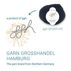 ggh Merino Deluxe - 300g Set (6x50g) - 001 - Schwarz - Rebecca - Online.de