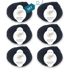 ggh Merino Deluxe - 300g Set (6x50g) - 001 - Schwarz - Rebecca - Online.de