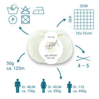 ggh Merino Deluxe - 300g Set (6x50g) - 003 - Wollweiß - Rebecca - Online.de