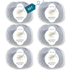 ggh Merino Deluxe - 300g Set (6x50g) - 005 - Grau - Rebecca - Online.de