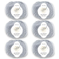 ggh Merino Deluxe - 300g Set (6x50g) - 005 - Grau - Rebecca - Online.de
