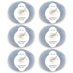 ggh Merino Deluxe - 300g Set (6x50g) - 006 - Hellgrau - Rebecca - Online.de