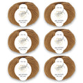 ggh Merino Deluxe - 300g Set (6x50g) - 007 - Hirschbraun - Rebecca - Online.de