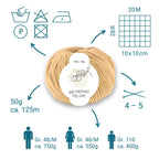 ggh Merino Deluxe - 300g Set (6x50g) - 008 – Beigebraun - Rebecca - Online.de