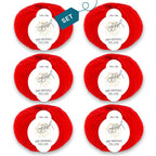 ggh Merino Deluxe - 300g Set (6x50g) - 011 - Rot - Rebecca - Online.de