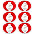 ggh Merino Deluxe - 300g Set (6x50g) - 011 - Rot | rebecca - online.de