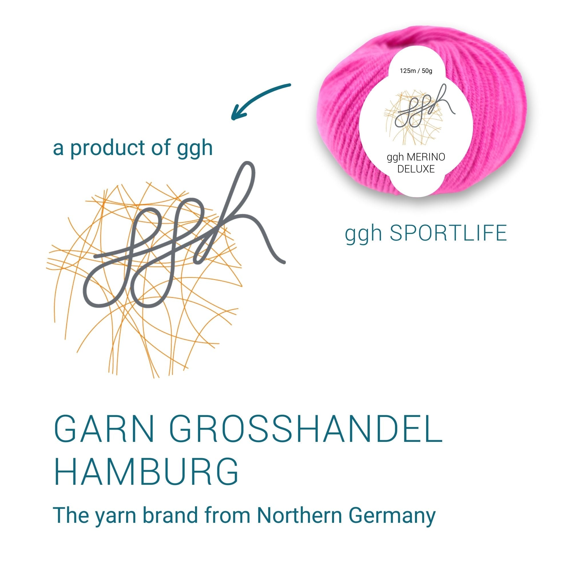 ggh Merino Deluxe - 300g Set (6x50g) - 012 - Pink - Rebecca - Online.de