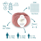 ggh Merino Deluxe - 300g Set (6x50g) - 013 - Rosenholz - Rebecca - Online.de