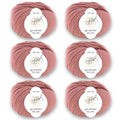 ggh Merino Deluxe - 300g Set (6x50g) - 013 - Rosenholz | rebecca - online.de