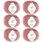ggh Merino Deluxe - 300g Set (6x50g) - 013 - Rosenholz - Rebecca - Online.de