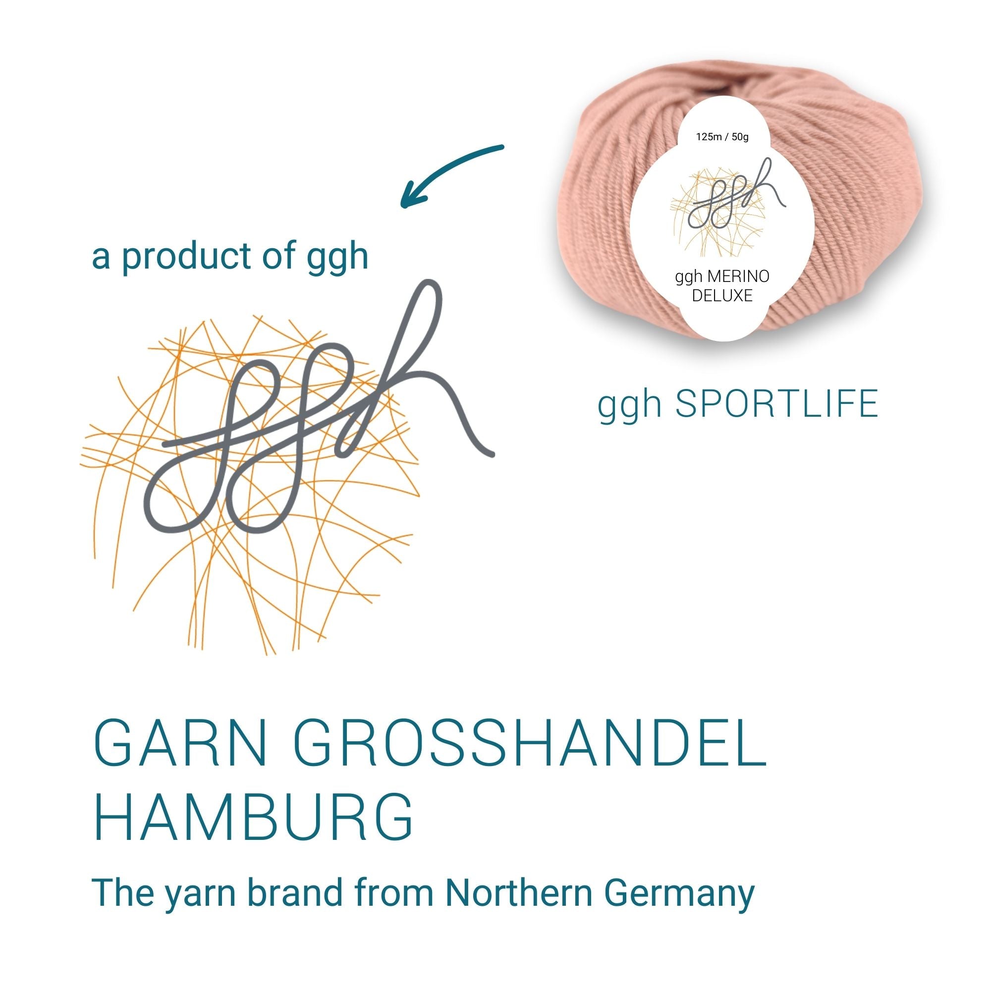 ggh Merino Deluxe - 300g Set (6x50g) - 014 - Flamingo Pink - Rebecca - Online.de