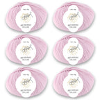 ggh Merino Deluxe - 300g Set (6x50g) - 015 - Zartrosa - Rebecca - Online.de