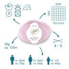 ggh Merino Deluxe - 300g Set (6x50g) - 015 - Zartrosa - Rebecca - Online.de
