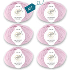 ggh Merino Deluxe - 300g Set (6x50g) - 015 - Zartrosa - Rebecca - Online.de
