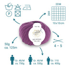 ggh Merino Deluxe - 300g Set (6x50g) - 016 - Granatrot - Rebecca - Online.de