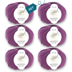 ggh Merino Deluxe - 300g Set (6x50g) - 016 - Granatrot - Rebecca - Online.de